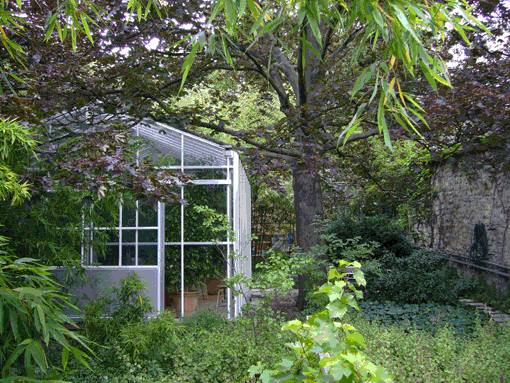 Haven ved Alexander Chemetoffs tegnestue i Gentilly, Paris. Juli 2007. Foto: Malene Hauxner