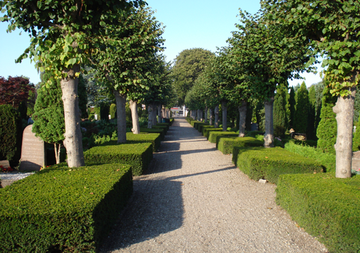 Tønder Kirkegård, et eksempel på fase fire.