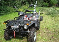 ATV af typen Linhai 300 4WD med sulky