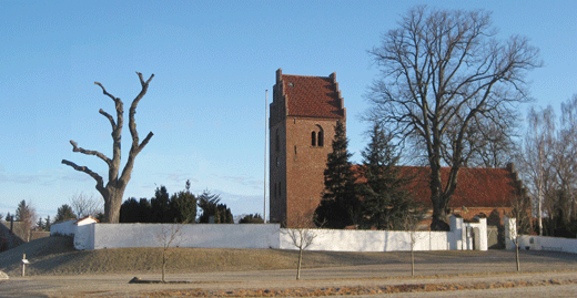 Glim Kirke ved Roskilde (manipuleret 1)