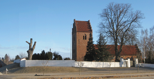 Glim Kirke ved Roskilde (manipuleret 2)