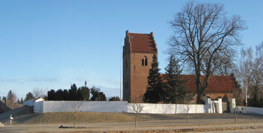 Glim Kirke ved Roskilde (manipuleret 3)