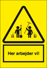Logo og skilt til projekt Spot en tomt, også kaldet den urbane udeskole.