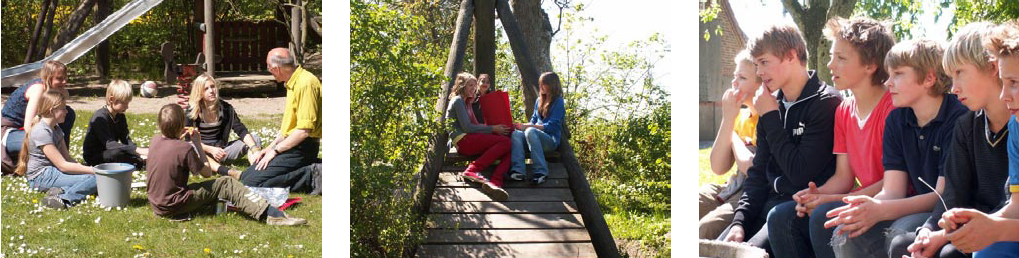 Kombinationen af klasseundervisning og undervisning i naturen indeholder et stort og også sundhedsfremmende potentiale, der bl.a. øger motivationen blandt eleverne. Fotos: Malene Bendix