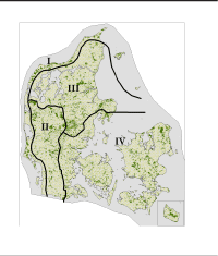Kort over skovudviklingstypens geografiske forekomst