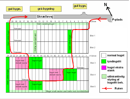 Detailskitse af stabiliseringsforsøget