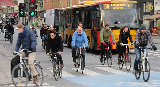 Cyklister i bymiljø