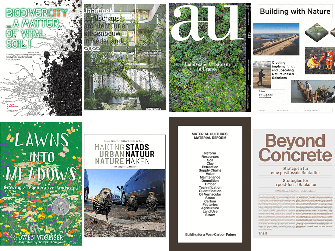 Forsider af samling af bøger